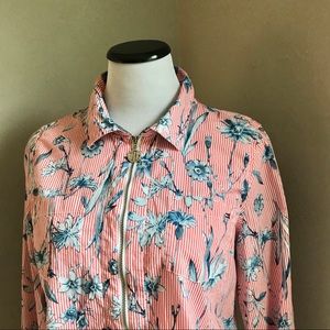 Limited Edition Tommy Gold Zipper Beach Cover Top